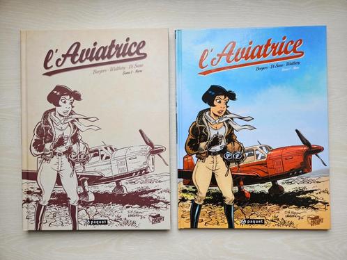 L'Aviatrice T1 kleur EO + TL B/W Beperkte oplage van 1450 ex, Boeken, Stripverhalen, Gelezen, Meerdere stripboeken, Verzenden