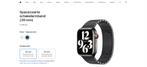 Apple Watch Spacezwarte Schakelarmband Space Black, Comme neuf, Acier, Enlèvement ou Envoi, Acier