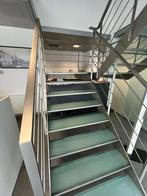 Escaliers en verre / aluminium, Bricolage & Construction, Échelles & Escaliers, Enlèvement, Utilisé, Escalier