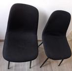 2 zwarte eetkamerstoelen, Huis en Inrichting, Stoelen, Ophalen of Verzenden
