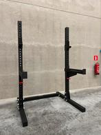 Squat Stands Heavy Duty + j-hooks en spotters, Enlèvement ou Envoi, Comme neuf