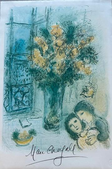 Litho van Marc Chagall 78 x 53 cm beschikbaar voor biedingen