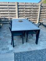 Tuintafel met acht stoelen, Ophalen, Eettafel, Aluminium, Tuinset