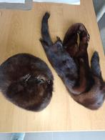 muts en sjaal in pels, Ophalen, Nieuw, Muts