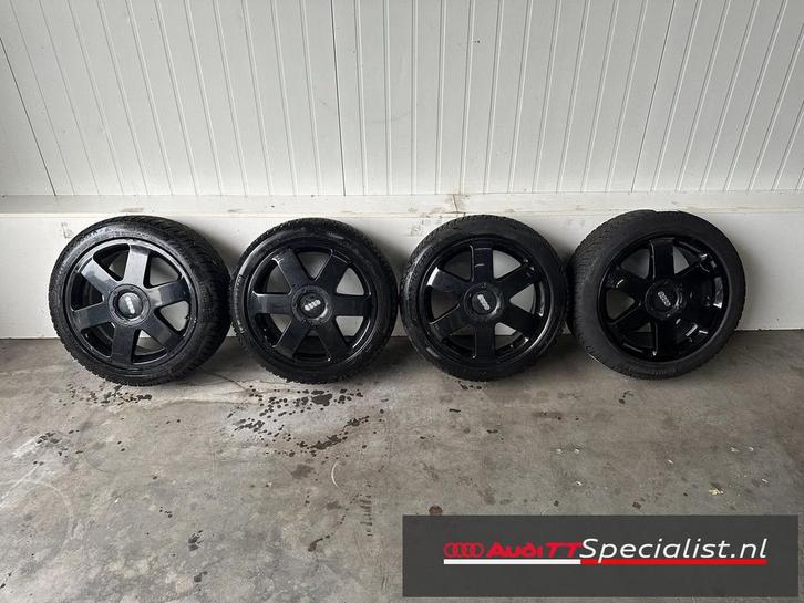 Winterbanden set op 17" velgen Audi TT MK1, Auto-onderdelen, Banden en Velgen, Banden en Velgen, Winterbanden, 17 inch, 225 mm