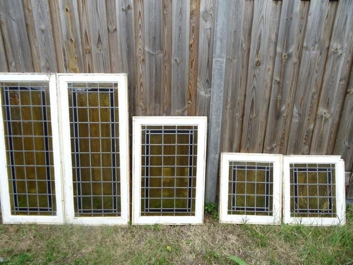 Cadre en vitrail ancien cadres en vitrail Livraison possible, Antiquités & Art, Curiosités & Brocante, Enlèvement