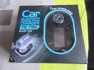 Car Bluetooth hands-free charger T9/T95 nieuw in doos