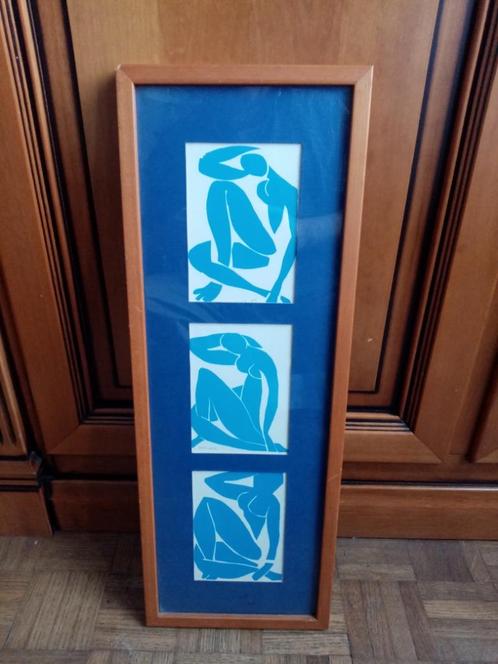 Fondation Henri Matisse "Nu bleu" offset/art sur papier 90s, Antiquités & Art, Art | Lithographies & Sérigraphies, Enlèvement ou Envoi