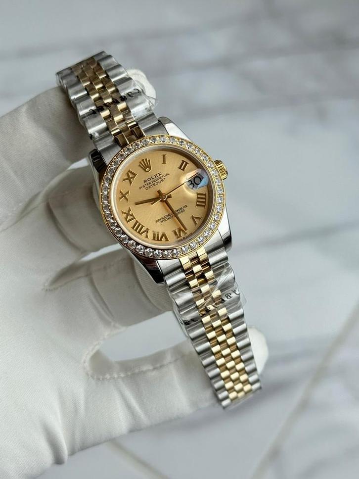 Rolex Horloge / Rolex Automatisch Dames Horloge 31mm, Handtassen en Accessoires, Horloges | Dames, Nieuw, Polshorloge, Rolex, Staal