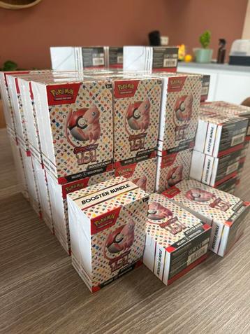 151 Booster Bundles  beschikbaar voor biedingen