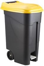 poubelle | noir/jaune | 80 litres | LIVRAISON GRATUITE, Neuf, -, -, TAYG