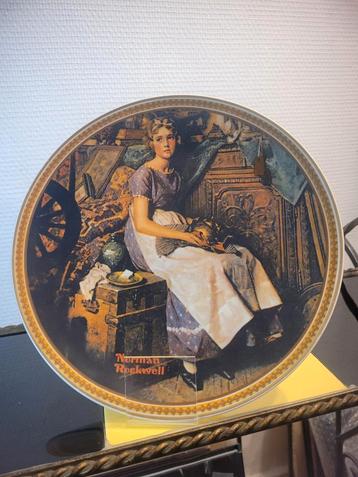 Norman Rockwell plaat van Knowles 1981 beschikbaar voor biedingen