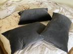 Drie mooie IKEA kussens, Ophalen of Verzenden, Zo goed als nieuw, Grijs, Rechthoekig