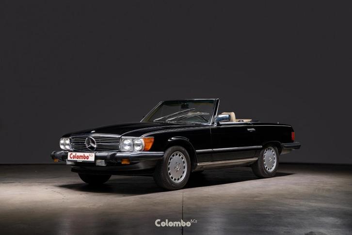 1987 Mercedes 560SL R107 - 1 eigenaar sinds nieuw, Auto's, Mercedes-Benz, Bedrijf, SL, Climate control, Cruise Control, Benzine