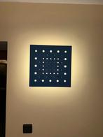 4 blauwe wandlampen, Ophalen of Verzenden, Zo goed als nieuw