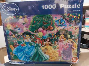 Disney puzzel 1000 stukjes. Prinsessen - vuurwerk beschikbaar voor biedingen