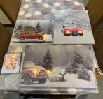 Kerst canvasdoek met verlichting, Diversen, Ophalen, Zo goed als nieuw