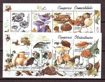 Postzegels thema paddestoelen : diverse reeksen