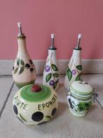 Lot de pots à épices motif provençal, Ophalen