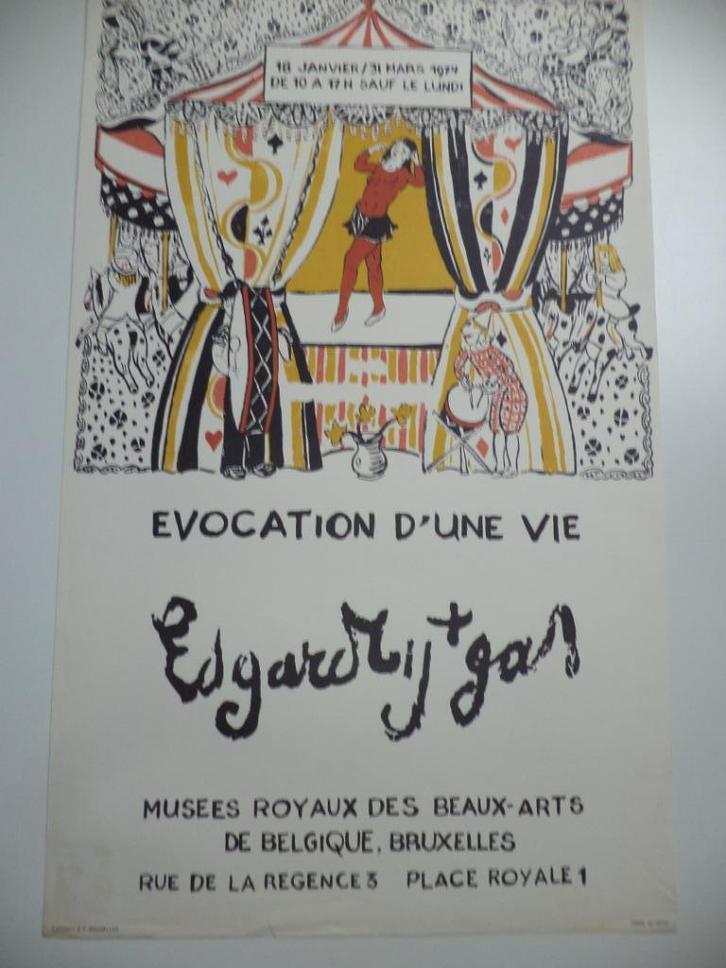 1974 Edgard Tytgat « Evocation d'une vie » MRBA Bruxelles, Antiquités & Art, Art | Lithographies & Sérigraphies, Enlèvement ou Envoi