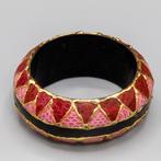 Hangemaakte armband slangenleer, Ophalen of Verzenden, Nieuw, Leer