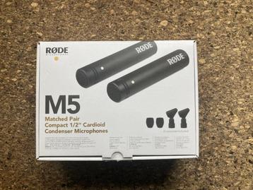Rode M5 - Matched Pair, Musique & Instruments, Enlèvement, Comme neuf, Micro studio