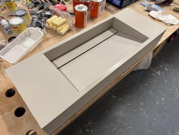 Corian solid surface wastafel 1.00 mtr beschikbaar voor biedingen
