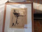 Pentekening in peperkoek oplagen, Antiek en Kunst, Kunst | Tekeningen en Fotografie, Ophalen