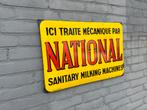 NATIONAL emaille reclamebord 1952, Ophalen of Verzenden, Gebruikt, Reclamebord
