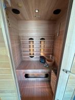 COMBI SAUNA - Infrarood en finse opgietkachel - BEZORGEN KAN, Sport en Fitness, Sauna, Ophalen, Zo goed als nieuw, Fins of Traditioneel