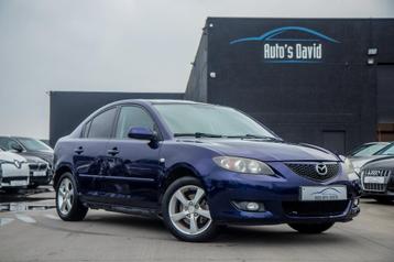 Mazda 3 Sedan 1.6i 16V Benzine / EXPORT / AIRCO / ISOFIX, Voorwielaandrijving, 4 deurs, Stof, Zwart