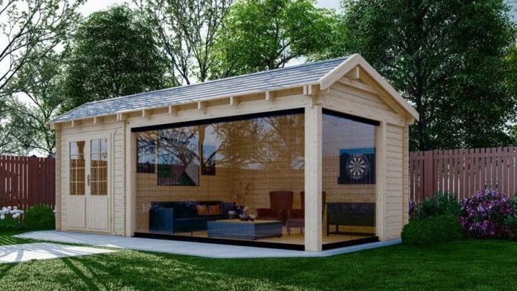 NOUVELLE cabane en rondins G6734K, Hobby & Loisirs créatifs, Hobby & Loisirs Autre, Neuf, Envoi