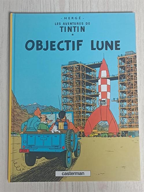 Tintin – Objectif Lune C7 zéro, Boeken, Stripverhalen, Gelezen, Eén stripboek, Ophalen of Verzenden