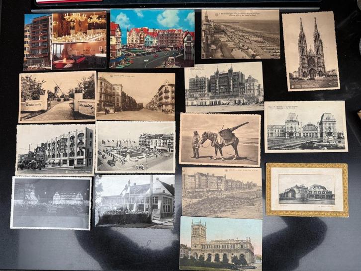 21 cartes postales Côte belge, Knokke, Ostende etc., Collections, Cartes postales | Belgique, Enlèvement ou Envoi
