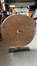 Decoratief antiek wiel, massief hout, Ophalen, Zo goed als nieuw