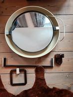 Space age spiegel + accessoires, Huis en Inrichting, Woonaccessoires | Spiegels, Ophalen, Zo goed als nieuw