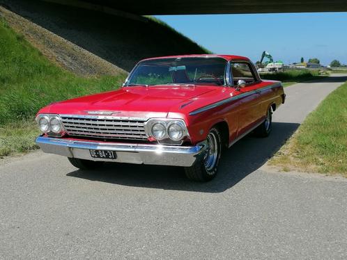 1962 Chevrolet Impala SS Coupé, Auto's, Oldtimers, Particulier, Chevrolet, LPG, Coupé, 2 deurs, Automaat, Rood, Leder, Ophalen