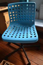 Chaise de bureau Ikea, Blauw, Gebruikt, Ophalen of Verzenden, Bureaustoel