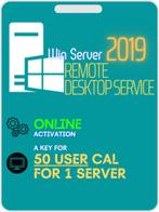Windows Server 2019 50 Remote Desktop Service RDS User Cals, Nieuw, Ophalen of Verzenden, Windows