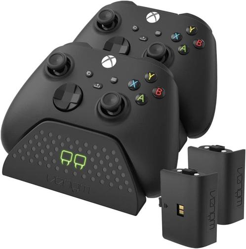 Venom Dual Charging Dock met 2 oplaadbare batterijen - Zwart, Consoles de jeu & Jeux vidéo, Consoles de jeu | Xbox | Accessoires