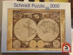 Wereldbollen legpuzzel van 2000 stukjes, Hobby en Vrije tijd, Denksport en Puzzels, Legpuzzel, Meer dan 1500 stukjes, Zo goed als nieuw