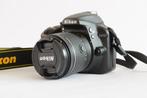 Nikon D3400 + 18-55 AF-P VR als nieuw, Ophalen of Verzenden, Zo goed als nieuw, 24 Megapixel, Nikon