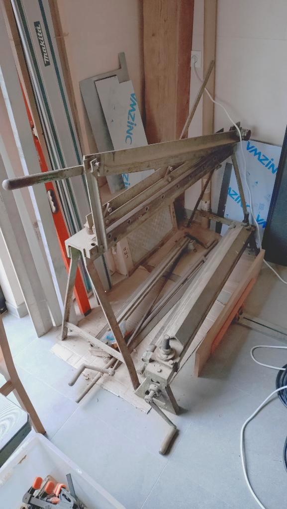 plooibank zinkschaar kraal, Zakelijke goederen, Machines en Bouw | Metaalbewerking, Ophalen