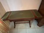 Antieke bureau met lederen blad, Antiek en Kunst, Ophalen