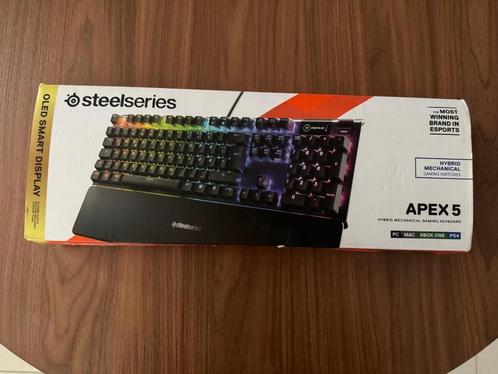 Steelseries APEX 5 Perfect was nieuw!, Computers en Software, Toetsenborden, Nieuw, Azerty, Bedraad, Gaming toetsenbord, Ophalen of Verzenden