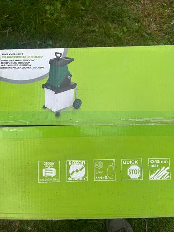 Hakselaar ( Elektrisch 2 500 W. ) te koop beschikbaar voor biedingen