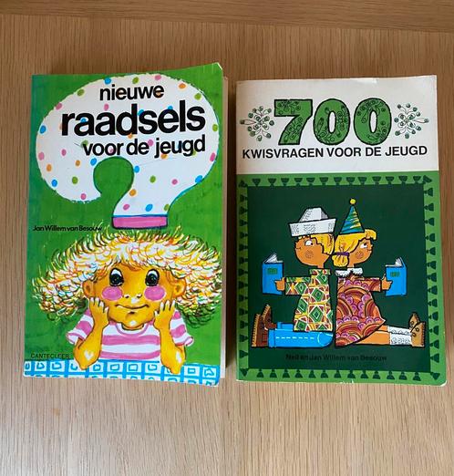 🍄 2 raadsel boeken . Door Jan Willem van Besouw, Boeken, Kinderboeken | Jeugd | 10 tot 12 jaar, Gelezen, Ophalen of Verzenden