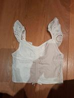 Wit topje H&M in ongedragen nieuwstaat, Neuf, Enlèvement ou Envoi, Chemise ou À manches longues, H&M
