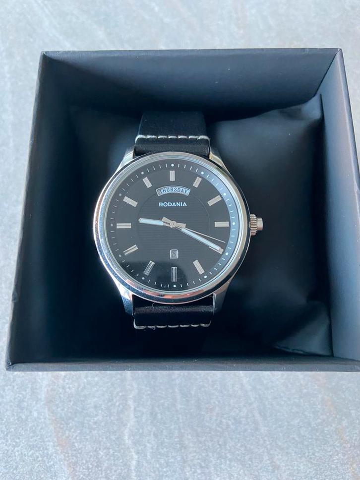 Rodania horloge voor heren, Handtassen en Accessoires, Horloges | Heren, Zo goed als nieuw, Polshorloge, Overige merken, Ophalen of Verzenden