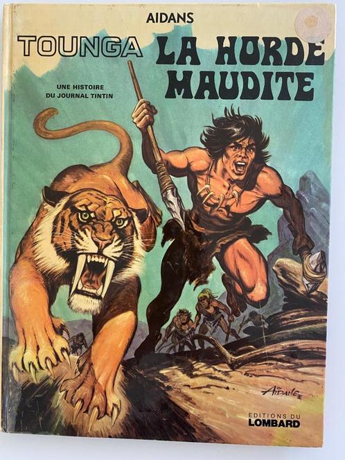 Tounga La horde maudite 1974, Boeken, Stripverhalen, Gelezen, Eén stripboek, Ophalen of Verzenden